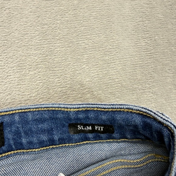 Judy Blue Jeans Womens 3/26 Slim Fit Distressed Light Wash Stretch Tummy Control - Picture 6 of 15